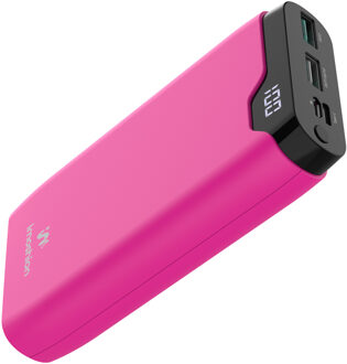 Imoshion Powerbank 20.000 mAh - Quick Charge en Power Delivery - Hot Pink Roze - One size