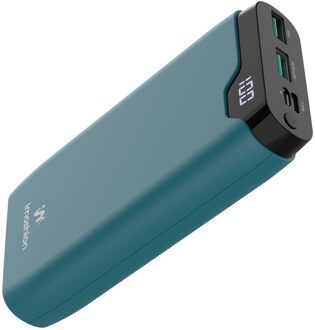 Imoshion Powerbank 20.000 mAh - Quick Charge en Power Delivery - Petrol Green Groen - One size