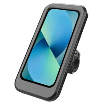 Imoshion Premium Telefoonhouder fiets met powerbank - spatwaterdicht - 5000 mAh - Zwart - One size
