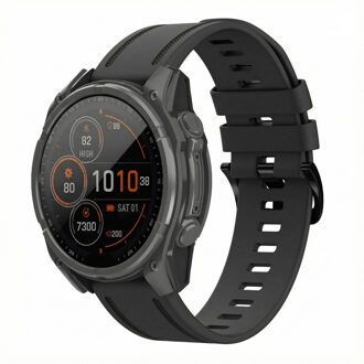 Imoshion QuickFit® Line Siliconenbandje - Garmin 20 mm aansluiting - Zwart - One size