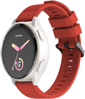 Imoshion QuickFit® Siliconen bandje - Garmin 22 mm aansluiting - Rood - One size