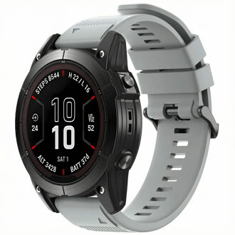 Imoshion QuickFit® Siliconen bandje - Garmin 26 mm aansluiting - Grijs - One size