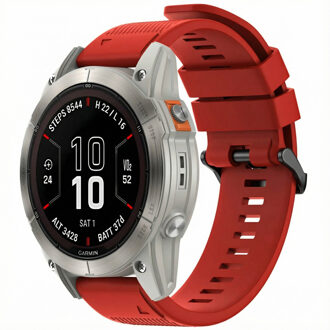 Imoshion QuickFit® Siliconen bandje - Garmin 26 mm aansluiting - Rood - One size