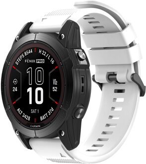 Imoshion QuickFit® Siliconen bandje - Garmin 26 mm aansluiting - Wit - One size