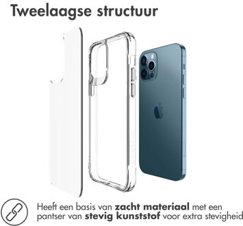 Imoshion Rugged Air Case voor de Apple iPhone 12 (Pro) - Transparant