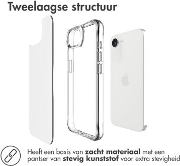 Imoshion Rugged Air Case voor de Apple iPhone 16e - Transparant