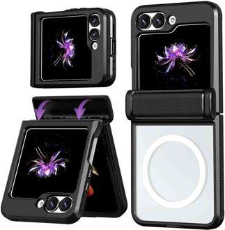 Imoshion Rugged Backcover met MagSafe voor de Samsung Galaxy Z Flip 6 - Zwart