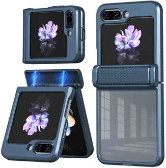 Imoshion Rugged Clear Backcover voor de Samsung Galaxy Z Flip 5 - Donkerblauw
