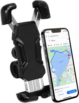 Imoshion Rugged Fiets Telefoonhouder - Telefoonhouder fiets - Universeel - Verstelbaar - Zwart - 6.7