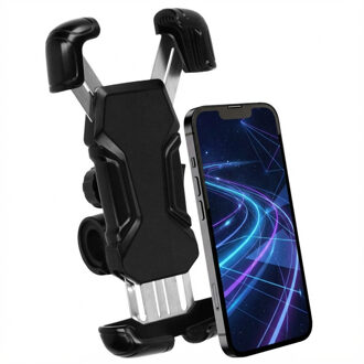 Imoshion Rugged Fiets Telefoonhouder - Telefoonhouder fiets - Universeel - Verstelbaar - Zwart - 6.7