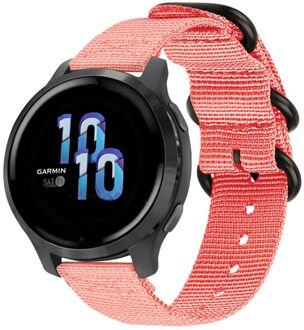 Imoshion Rugged Nylon bandje - Universeel 22 mm aansluiting - Roze - One size