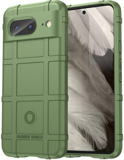 Imoshion Rugged Shield Backcover voor de Google Pixel 8 - Donkergroen