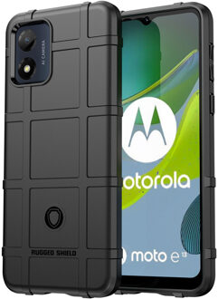Imoshion Rugged Shield Backcover voor de Motorola Moto E13 - Zwart