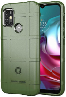 Imoshion Rugged Shield Backcover voor de Motorola Moto G30 / G20 / G10 (Power) - Donkergroen