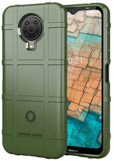 Imoshion Rugged Shield Backcover voor de Nokia G10 / G20 - Donkergroen