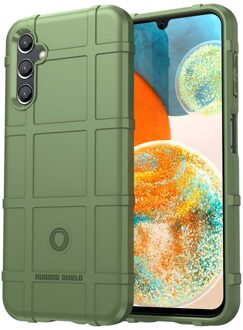 Imoshion Rugged Shield Backcover voor de Samsung Galaxy A14 (5G/4G) - Donkergroen