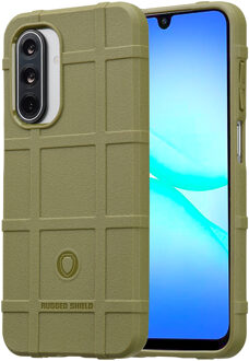 Imoshion Rugged Shield Backcover voor de Samsung Galaxy A17 (5G) / (4G) - Donkergroen