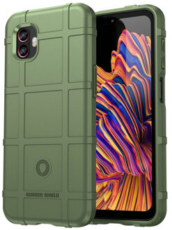 Imoshion Rugged Shield Backcover voor de Samsung Galaxy Xcover 6 Pro - Donkergroen