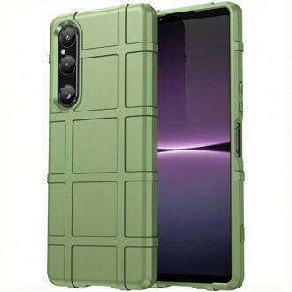 Imoshion Rugged Shield Backcover voor de Sony Xperia 1 V - Donkergroen