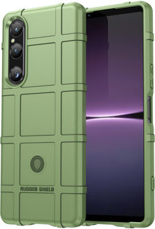 Imoshion Rugged Shield Backcover voor de Sony Xperia 1 V - Donkergroen