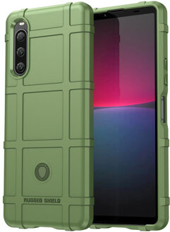 Imoshion Rugged Shield Backcover voor de Sony Xperia 10 V - Donkergroen