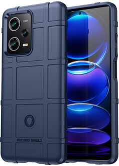 Imoshion Rugged Shield Backcover voor de Xiaomi Poco X5 Pro 5G - Donkerblauw