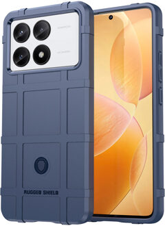 Imoshion Rugged Shield Backcover voor de Xiaomi Poco X6 Pro - Donkerblauw