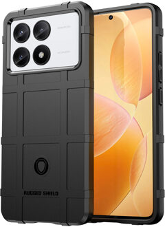 Imoshion Rugged Shield Backcover voor de Xiaomi Poco X6 Pro - Zwart