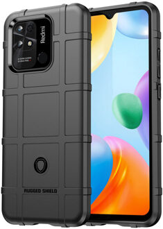Imoshion Rugged Shield Backcover voor de Xiaomi Redmi 10C - Zwart
