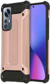 Imoshion Rugged Xtreme Backcover voor de Xiaomi 12 / 12X - Rosé Goud