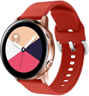 Imoshion Samsung Galaxy Watch bandje 40mm - Samsung Galaxy Watch Active 2 42mm / 44mm - iMoshion Siliconen Smartwatch bandje - Rood