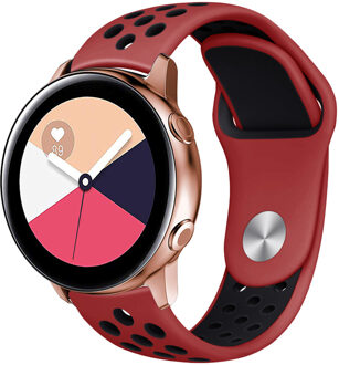 Imoshion Samsung Galaxy Watch bandje 40mm - Samsung Galaxy Watch Active 2 42mm / 44mm - iMoshion Siliconen Sport Smartwatch bandje - Rood