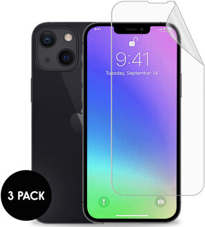Imoshion Screenprotector Folie 3 pack voor de Apple iPhone 13 Mini Transparant