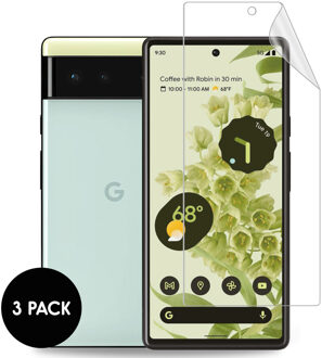 Imoshion Screenprotector Folie 3 pack voor de Google Pixel 6 Transparant