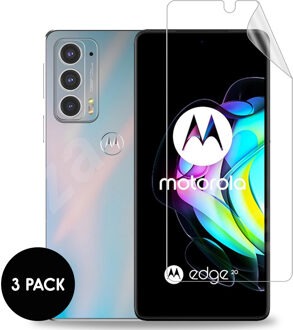 Imoshion Screenprotector Folie 3 pack voor de Motorola Edge 20 Transparant
