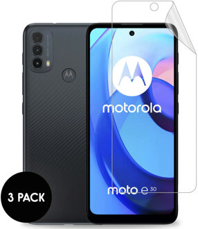 Imoshion Screenprotector Folie 3 pack voor de Motorola Moto E30 / E40 Transparant
