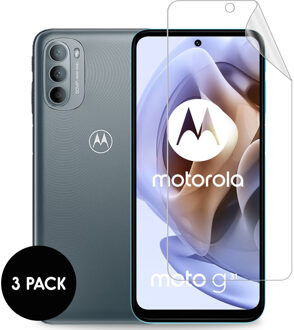 Imoshion Screenprotector Folie 3 Pack voor de Motorola Moto G31 / G41 / G71 Transparant