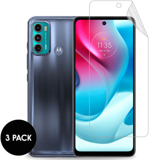 Imoshion Screenprotector Folie 3 pack voor de Motorola Moto G60(s) Transparant