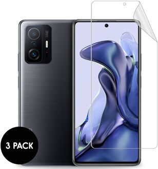 Imoshion Screenprotector Folie 3 pack voor de Xiaomi 11T (Pro) Transparant