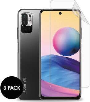 Imoshion Screenprotector Folie 3 pack voor de Xiaomi Redmi Note 10 (5G) Transparant