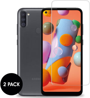 Imoshion Screenprotector Gehard Glas 2 pack voor de Samsung Galaxy A11 / M11 Transparant