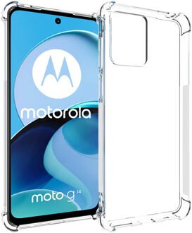 Imoshion Shockproof Case voor de Motorola Moto G14 - Transparant