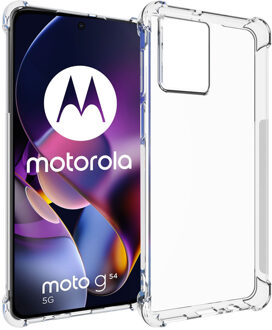 Imoshion Shockproof Case voor de Motorola Moto G54 - Transparant