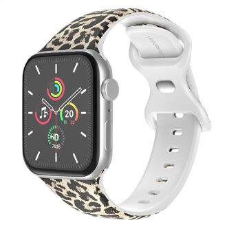 Imoshion Siliconen⁺ bandje voor de Apple Watch | 38/40/41/42 mm - Leopard Meerkleurig - 42 mm