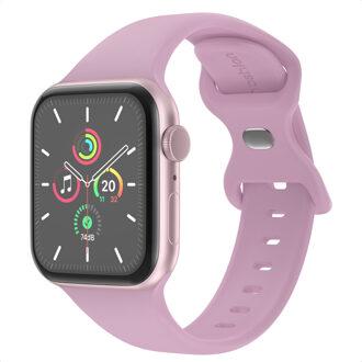 Imoshion Siliconen⁺ bandje voor de Apple Watch | 38/40/41/42 mm - Maat S/M - Mauve Paars - 42 mm