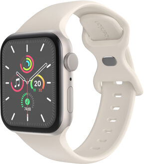 Imoshion Siliconen⁺ bandje voor de Apple Watch | 38/40/41/42 mm - Maat S/M - Starlight Sterrenlicht - 42 mm