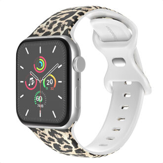 Imoshion Siliconen⁺ bandje voor de Apple Watch | 44/45/46/49 mm - Leopard Meerkleurig - 49 mm