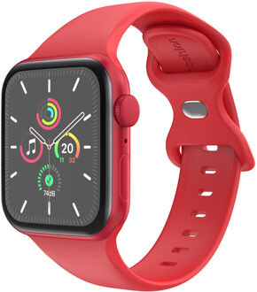 Imoshion Siliconen⁺ bandje voor de Apple Watch | 44/45/46/49 mm - Maat M/L - Rose Rood - 49 mm