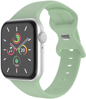 Imoshion Siliconen⁺ bandje voor de Apple Watch Series 1 t/m 11 / SE / Ultra (44/45/46/49 mm) - Maat M/L - Pistachio Groen - 49 mm