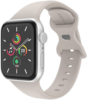 Imoshion Siliconen⁺ bandje voor de Apple Watch Series 1 t/m 11 / SE / Ultra (44/45/46/49 mm) - Maat M/L - Stone Grijs - 49 mm